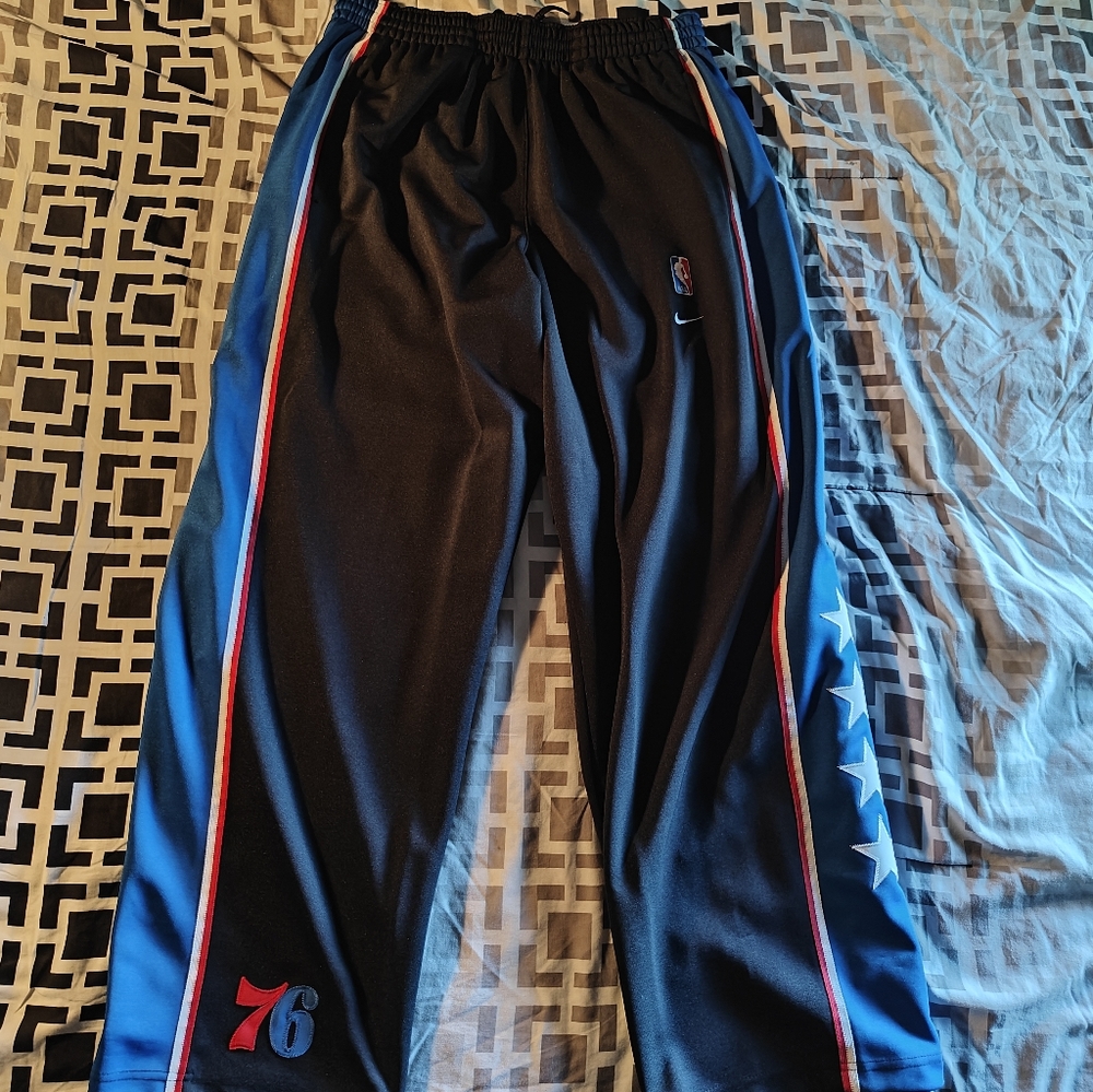 Nike Throwback Sixers Warmup Pants